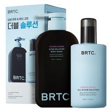 BRTC. 男士活力雙效合一 200ml + 沐浴乳 500ml 套組, 1個, 700ml