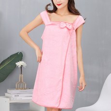 Inart 蓬鬆優質浴袍 80 x 135 cm, 淡粉紅色, 1個