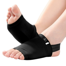 Just Pick 矽膠足弓腳底緩衝墊套組 黑色, 2套