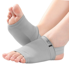 Just Pick 矽膠足弓腳底緩衝墊組 灰色, 2套