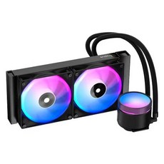 옥시푸스 델타 L24 ARGB 케이스 쿨러, 1개, BLACK