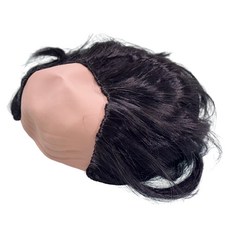 Party09 派對用光頭假髮 一般款, 黑色, 1個