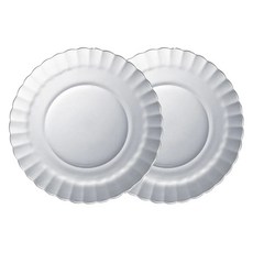 듀라렉스 내열유리 예쁜 파리 접시, 투명, 2개