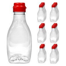 大京 方形番茄醬醬料PET瓶 + 紅蓋組合, 30個