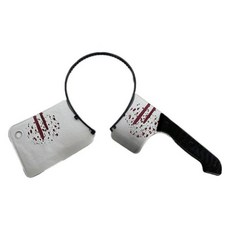 미미파티 엽기 공포 호러 공구 무서운 헤어밴드 머리띠, 칼조각, 1개