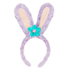 미미파티 귀여운 바니 귀 토끼 머리띠, 리본 버니, 1개