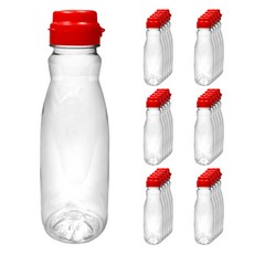 大慶 多用途醬料PET瓶 + 紅色瓶蓋組, 180ml, 60個