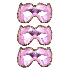 파티공구 고급나비가면, 연핑크, 3개