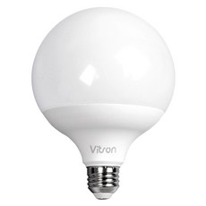 비츠온 숏타입 LED 볼구 G120 15W 30K-21, 전구색, 1개