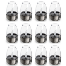 Mystick室內裝飾照明戶外花園防水露營氣氛燈 12入, 透明