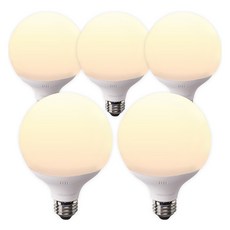 ILSIN Beats On Megaman球型G95 LED燈泡 12W, 黃光色, 5個