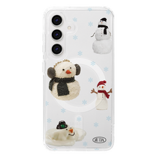 이루다 윈터무드 맥세이프 투명 휴대폰 케이스