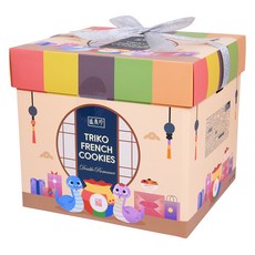 TRIKO 成偉食品 Gouffre夾心法式餅乾新年包裝 450g, 1組, 維也納咖啡口味21p+草莓口味21p