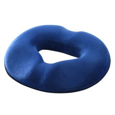 孕婦適用人體工學舒適坐墊, 天鵝絨海軍, 1個