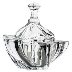 프렌치마르스 별빛 유리뚜껑 캔디 미니 디저트접시 CM110, 투명, 1개