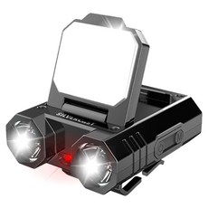 실버캐스트 충전식 모션센서 5단모드 헤드랜턴 SCHLMS1400, 블랙, 1개