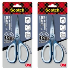 3M SCOTCHTM 多功能不銹鋼事務專用剪刀 SS-MM6 6吋, 藍色, 2個