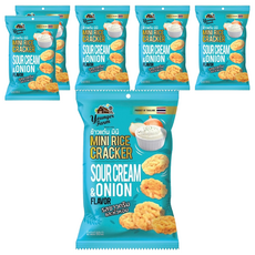 泰青農場 香脆米餅, 酸奶油洋蔥口味, 60g, 6包
