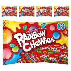 彩虹脆皮水果軟糖 150包入, 5袋, 600g