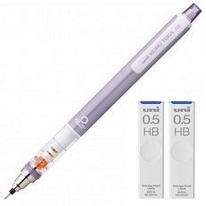 Uni Kurutoga Sharp 標準型號 Violet M5-450 + Kurutoga 專用 Sharp Lead HB 2p 套裝, 1套, 0.5mm
