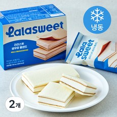 라라스윗 생우유 빵샌드 아이스크림 (냉동), 180ml, 4개입, 2개