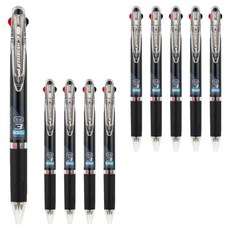 Uni 三菱 JETSTREAM 3色原子筆 0.5mm SXE3-404-05, 黑色, 10個