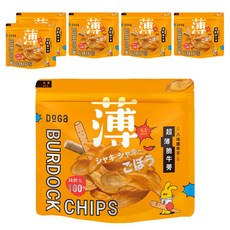 DoGa 超薄脆牛蒡 八味唐辛子 (全素), 80g, 6包