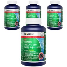 내츄럴플러스 프리미엄 오메가3 1100, 180정, 4개