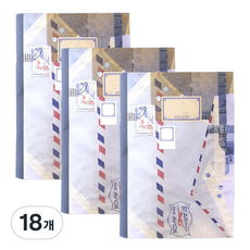 레드클라우디 Collage Note, 레터, 18개