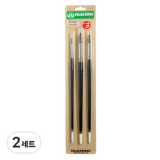 화홍산업 782 수채화붓 세트B 3종, 8호, 12호, 16호, 2세트