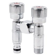 DOOJIN 浴室雙出口纖薄扁平水龍頭 高級型 右側蓮蓬頭軟管連接用 熱水 DF80M, 1個