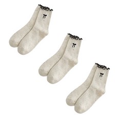 소니오 여성용 러블리 데이 패션 양말 3켤레 세트