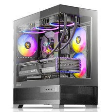 영재컴퓨터 2024 게임용 조립PC 라이젠7 라이젠 9000 시리즈 지포스 RTX 4070 SUPER, 블랙, 16GB, 1TB, Free DOS, GY205