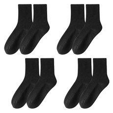 소니오 여성용 심플 베이직 패션 양말 4켤레 세트