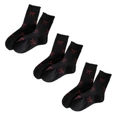 소니오 여성용 로맨틱 데이트 패션 양말 3켤레 세트