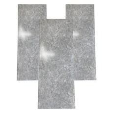 데코리아 PS 루바 데코보드1000mm x 400mm, 마블그레이(M304), 3개