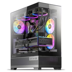 영재컴퓨터 2024 게임용 조립PC 라이젠7 라이젠 9000 시리즈 지포스 RTX 4080 SUPER, 블랙, 32GB, 3TB, WIN11 Home, GY206