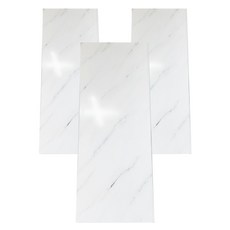 데코리아 PS 루바 데코보드1000mm x 400mm, 마블화이트(M302), 3개