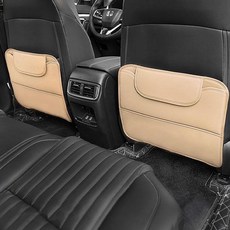 Caever 高級縫隙收納防踢墊 防踢保護套 2件組, 參考內容, 米色