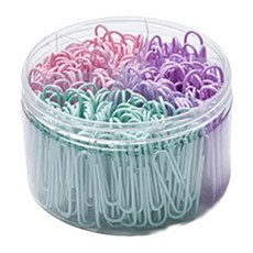 오마땅 파스텔 종이클립 3종 x 80p 세트, 50mm, 240개입, 1세트