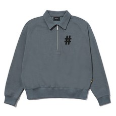 Beentrill 半拉鍊翻領寬鬆大學T恤 BA233RM006