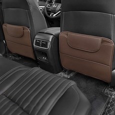 Caever 高級縫隙收納防踢墊 防踢保護套 2件組, 參考內容, 摩卡棕