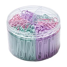 Omatang 粉彩迴紋針 28mm 3種 x 80p + 50mm 3種 x 40p 套組, 1套