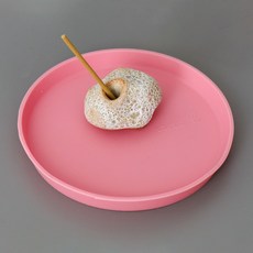 에이드엘 써클 실리콘 트레이, 크림핑크, 1개