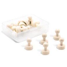 파스텔 체스형 자석 홀더 소, 옐로우, 10개