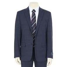 BASSO Homme 男士羊毛混紡標準版型陰影格紋西裝外套 WSX1JW55A