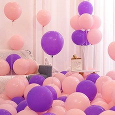 Eumes 馬卡龍氣球 25cm 100p 混合組, 1套, 紫丁香情調