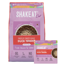 쉨잇 전연령 캣 동결건조 프레시 치킨&살몬 키블 건식사료 24p, 오리, 1.2kg, 1개