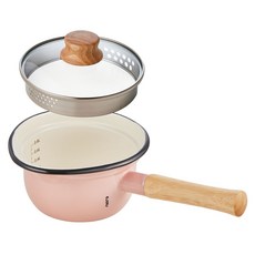 에지리 인덕션 레모 누들팟 법랑냄비, 로지핑크, 1개, 19cm