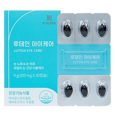 K-NUTRA 葉黃素護眼 9g, 30錠, 1個